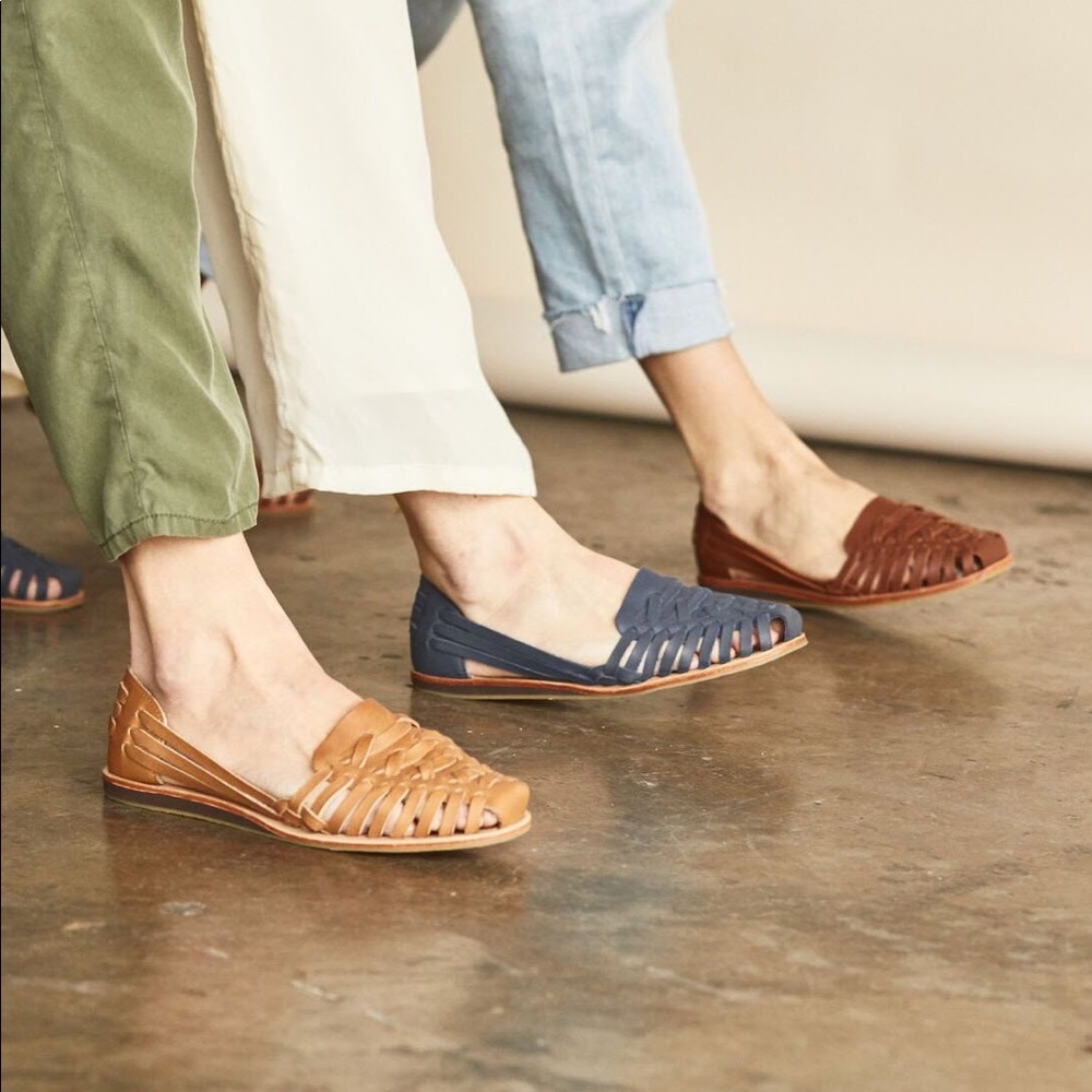Nisolo Ecuador Huarache Sandal in Burnt Sienna